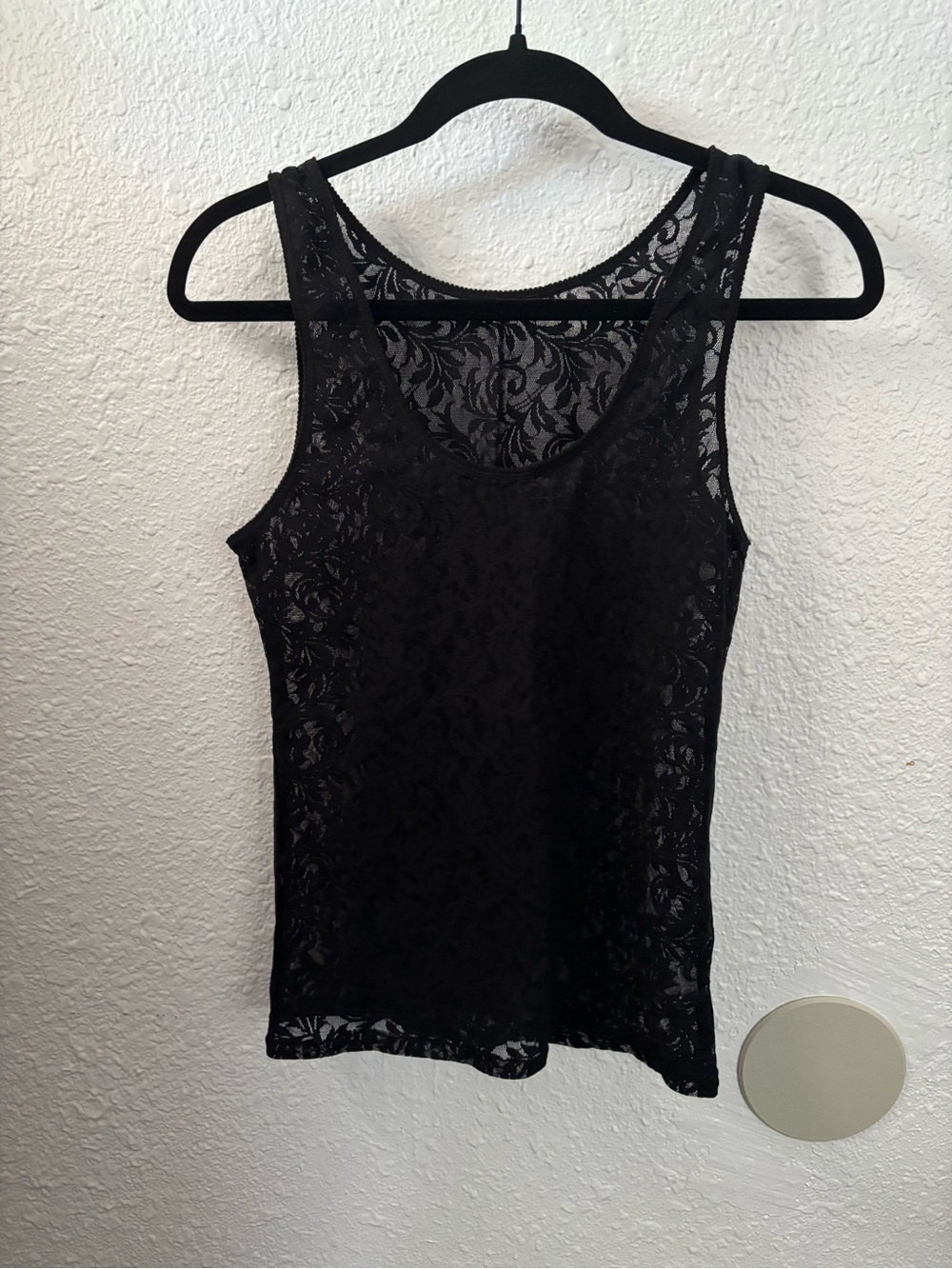 Vtg Calvin Klein Lace Tank Top M Whimsigoth Fairy Grunge Y2K
